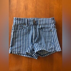 American Eagle Striped Shorts Size 2